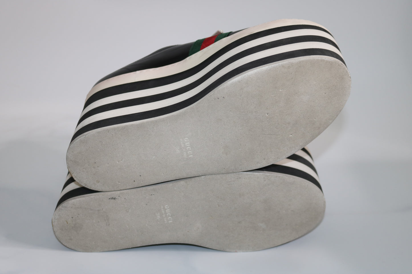 Gucci platform tennis shoes