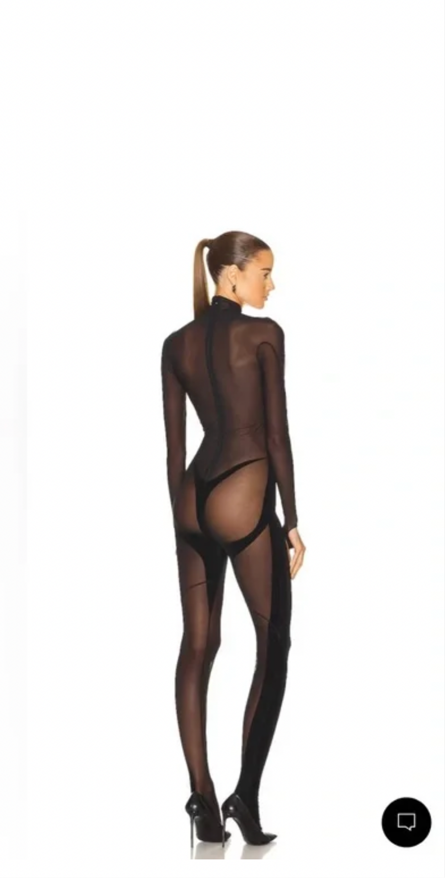 Mugler X Wolford catsuit