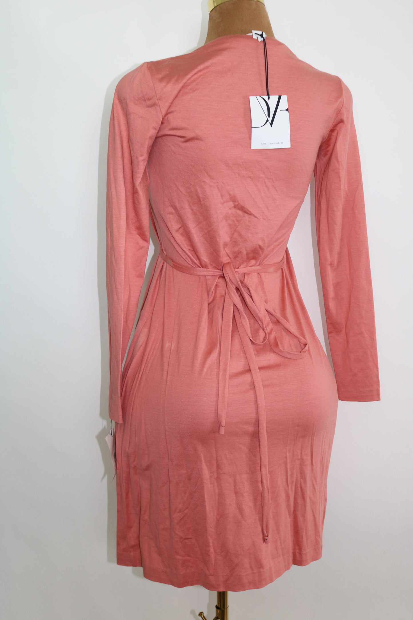 DVF Pink wrap dress