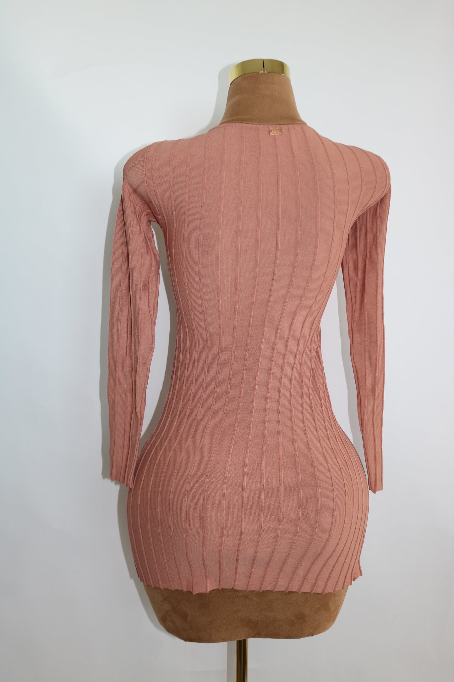 For Love & Lemons pink knot dress
