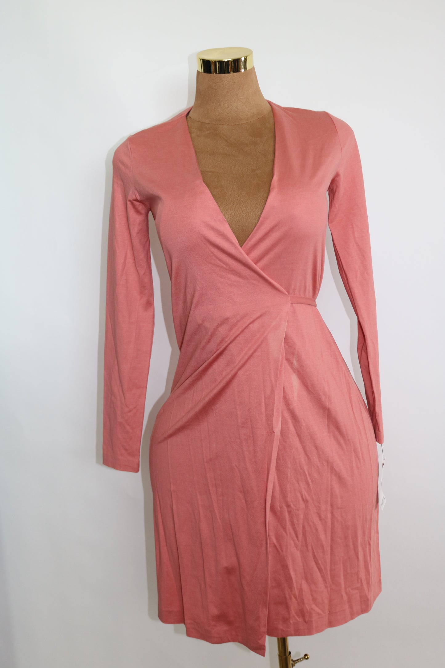 DVF Pink wrap dress